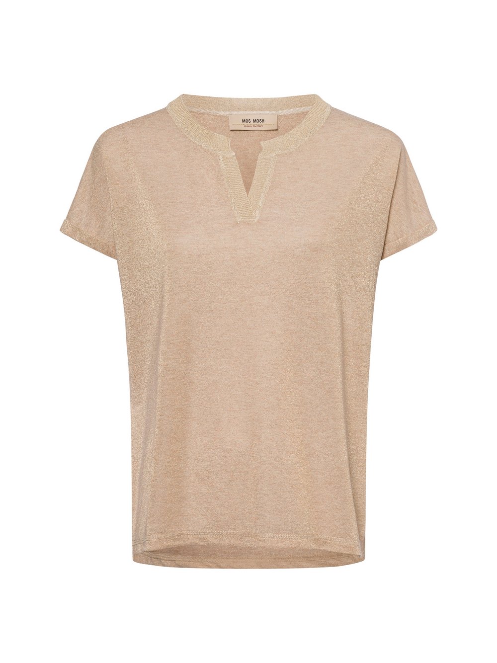 MOS MOSH T-Shirt Damen Viskose gold, S