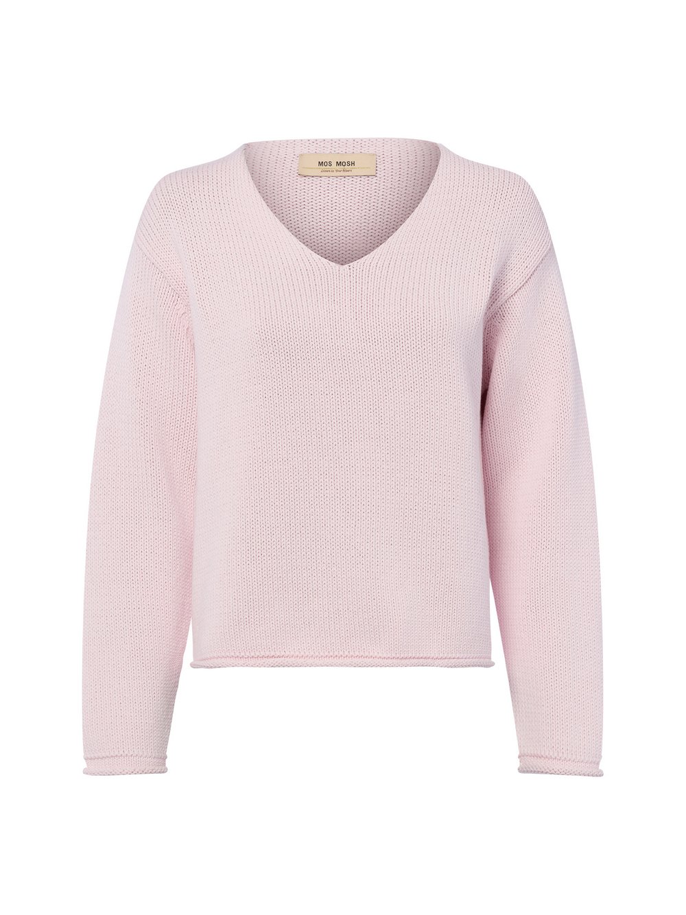 MOS MOSH Strickpullover Damen Baumwolle (100%) rosa, S