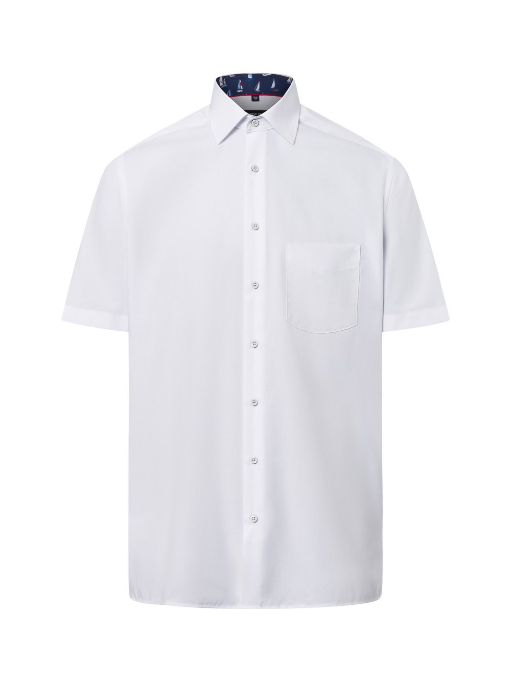 Andrew James Hemd Herren Regular Fit Baumwolle weiß, 42