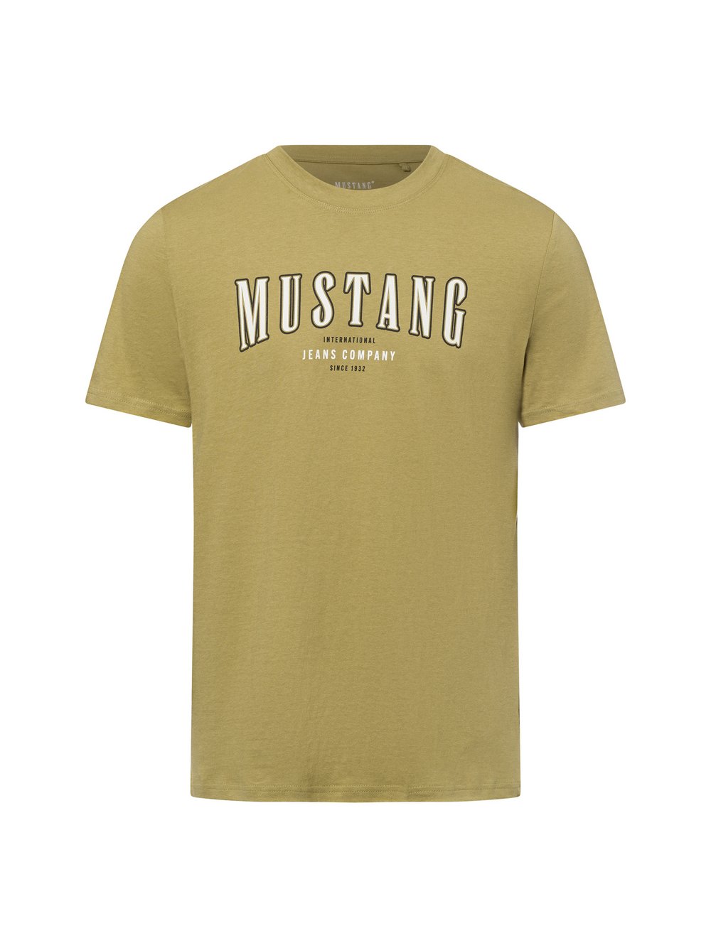 Mustang T-Shirt Herren Baumwolle grün, L