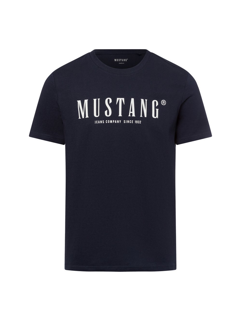 Thumbnail - Mustang T-Shirt Herren Baumwolle blau, M