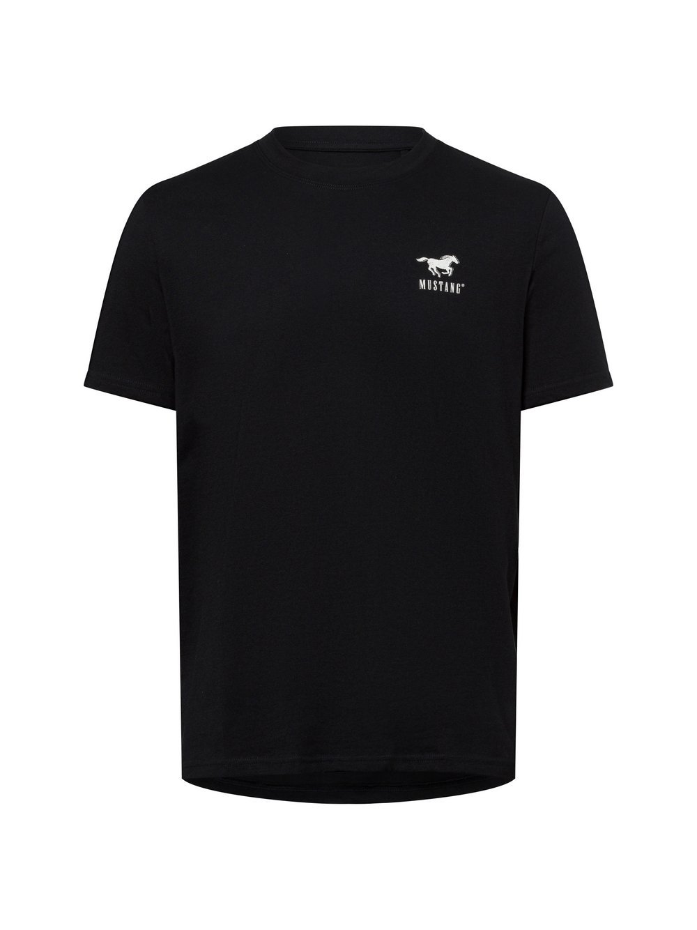 Thumbnail - Mustang T-Shirt Herren Baumwolle schwarz, S