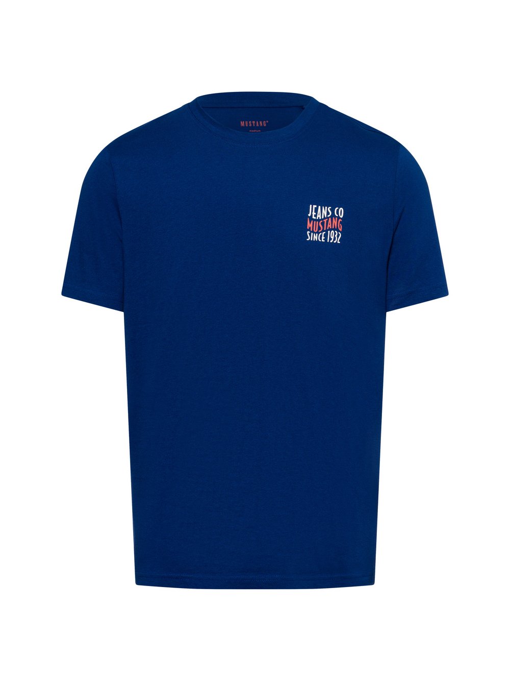 Thumbnail - Mustang T-Shirt Herren Baumwolle blau, L