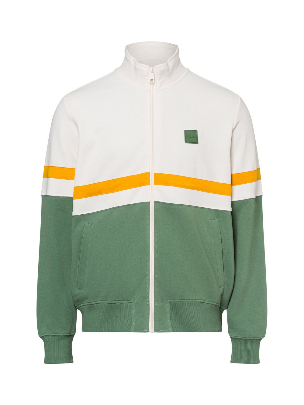 Mustang Sweatjacke Herren Baumwolle mehrfarbig gestreift, XXL