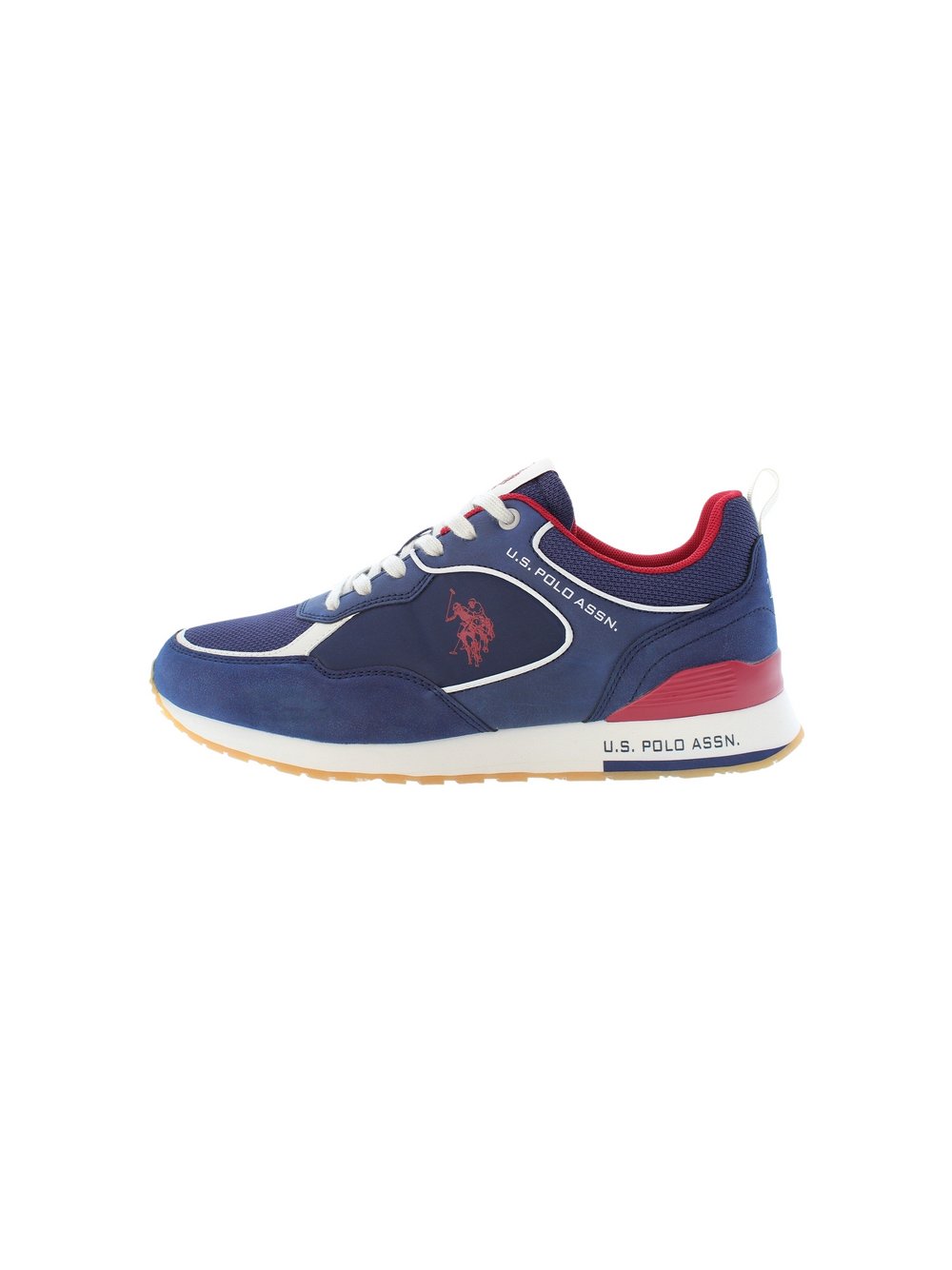 U.S. Polo Assn. Schuhe Herren Leder blau bedruckt, 42