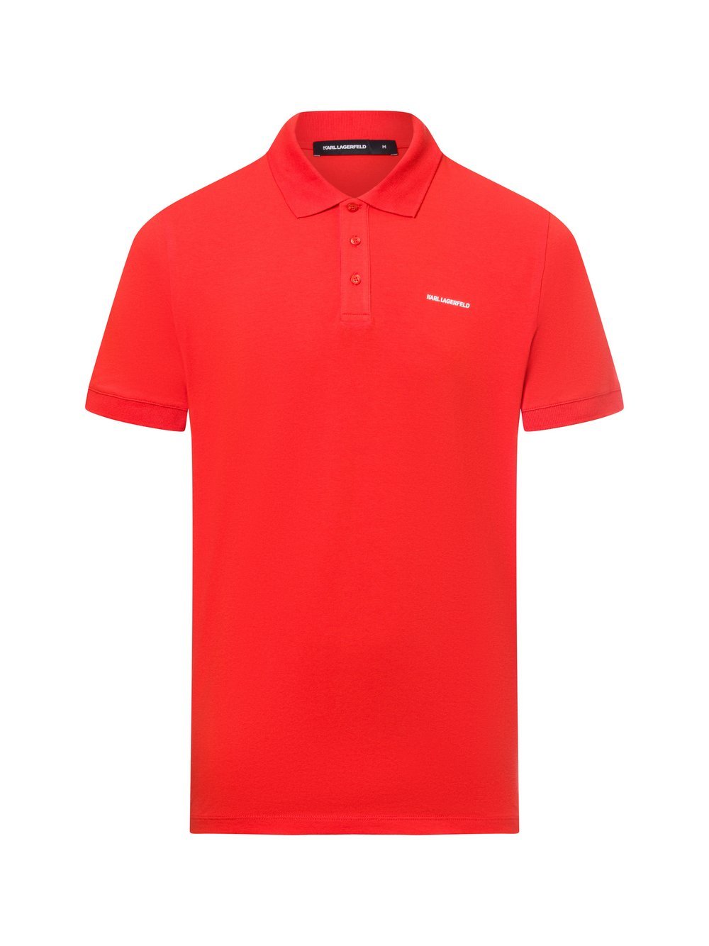 KARL LAGERFELD Poloshirt Herren Baumwolle orange, L