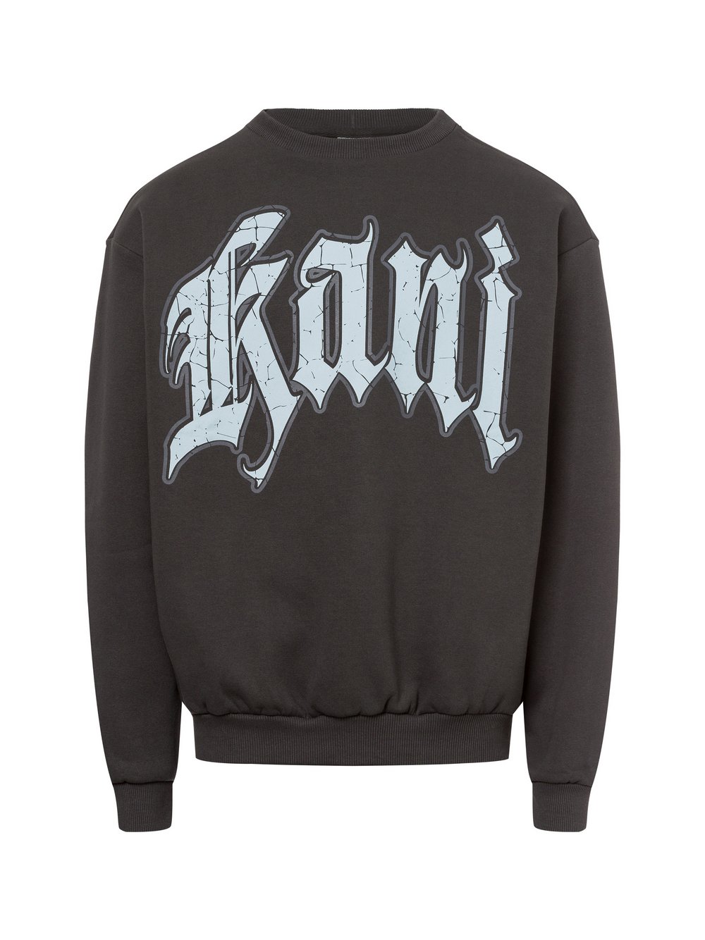 Karl Kani Sweatshirt Herren Baumwolle grau bedruckt, L