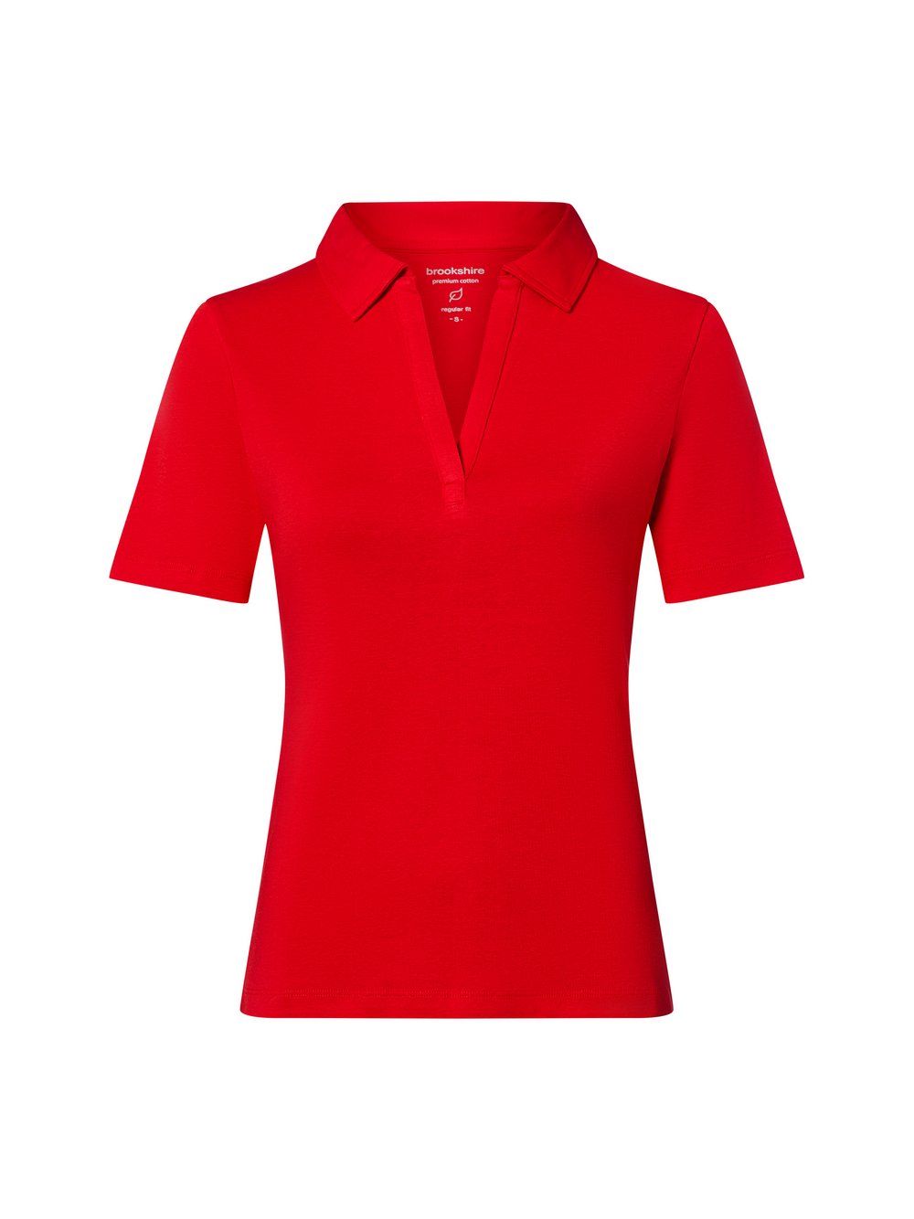 brookshire Poloshirt Damen Baumwolle rot, L