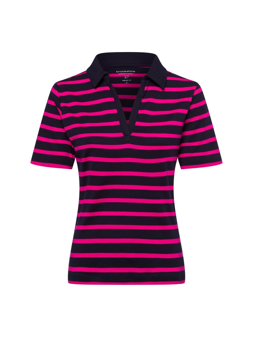 brookshire Poloshirt Damen Baumwolle mehrfarbig gestreift, L