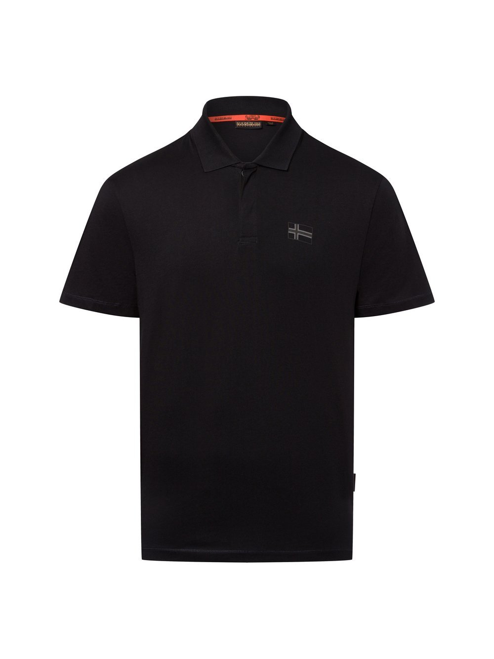 Napapijri Poloshirt Herren Baumwolle schwarz, XL