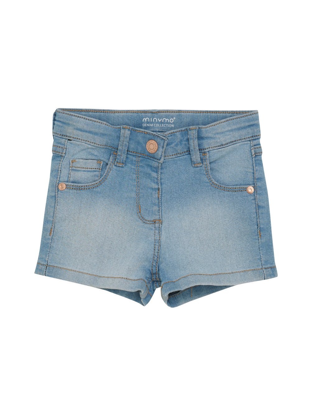 Minymo Shorts Mädchen Baumwolle blau, 98