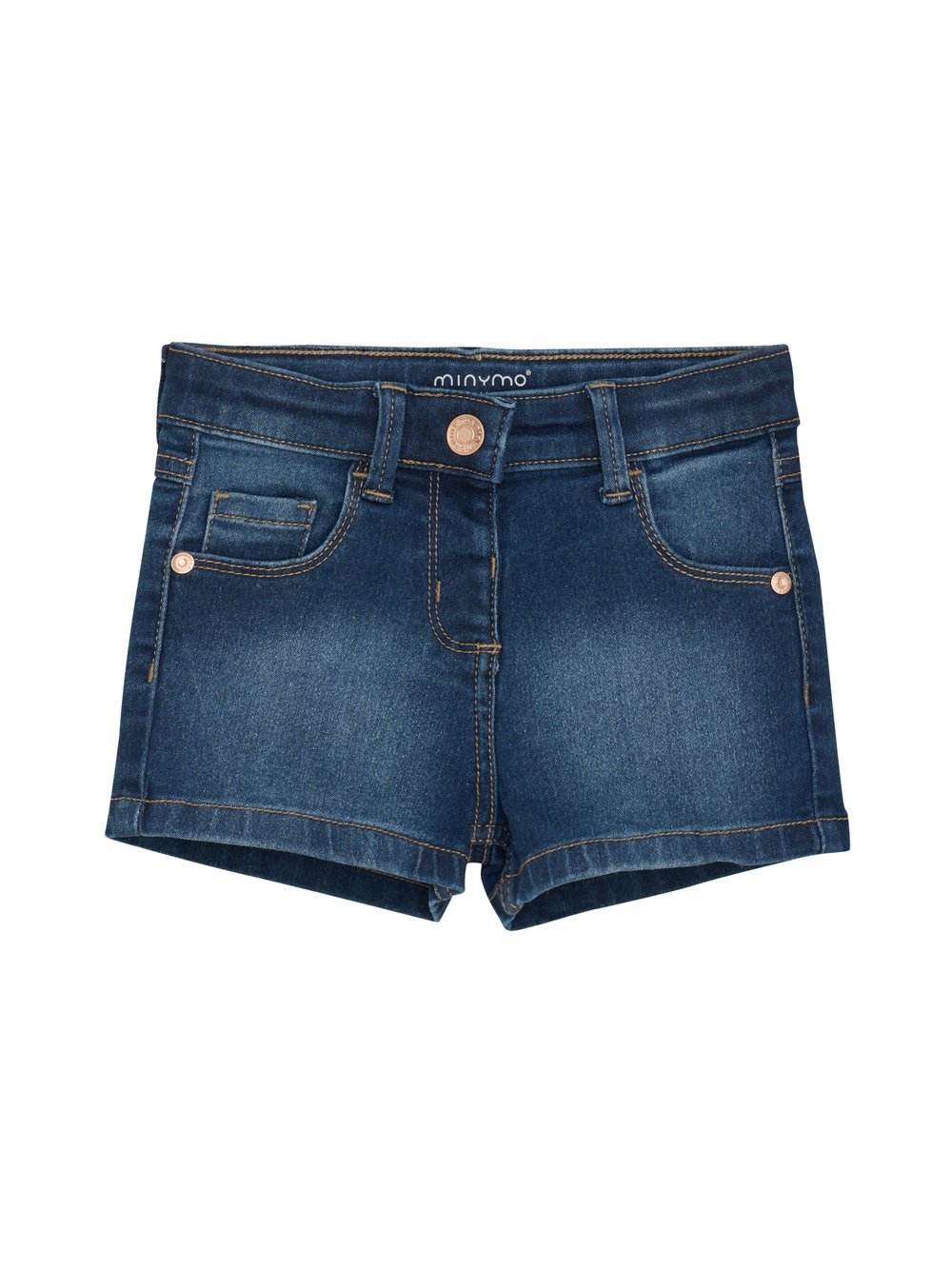 Minymo Shorts Mädchen Baumwolle blau, 92