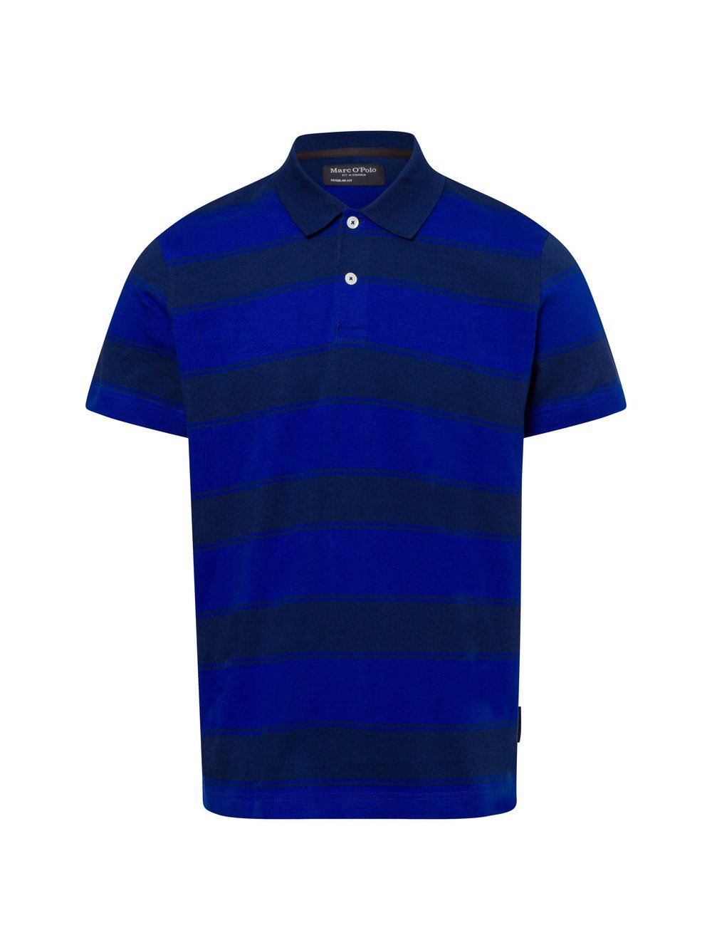 Marc O'Polo Poloshirt Herren Baumwolle blau gestreift, XXXL