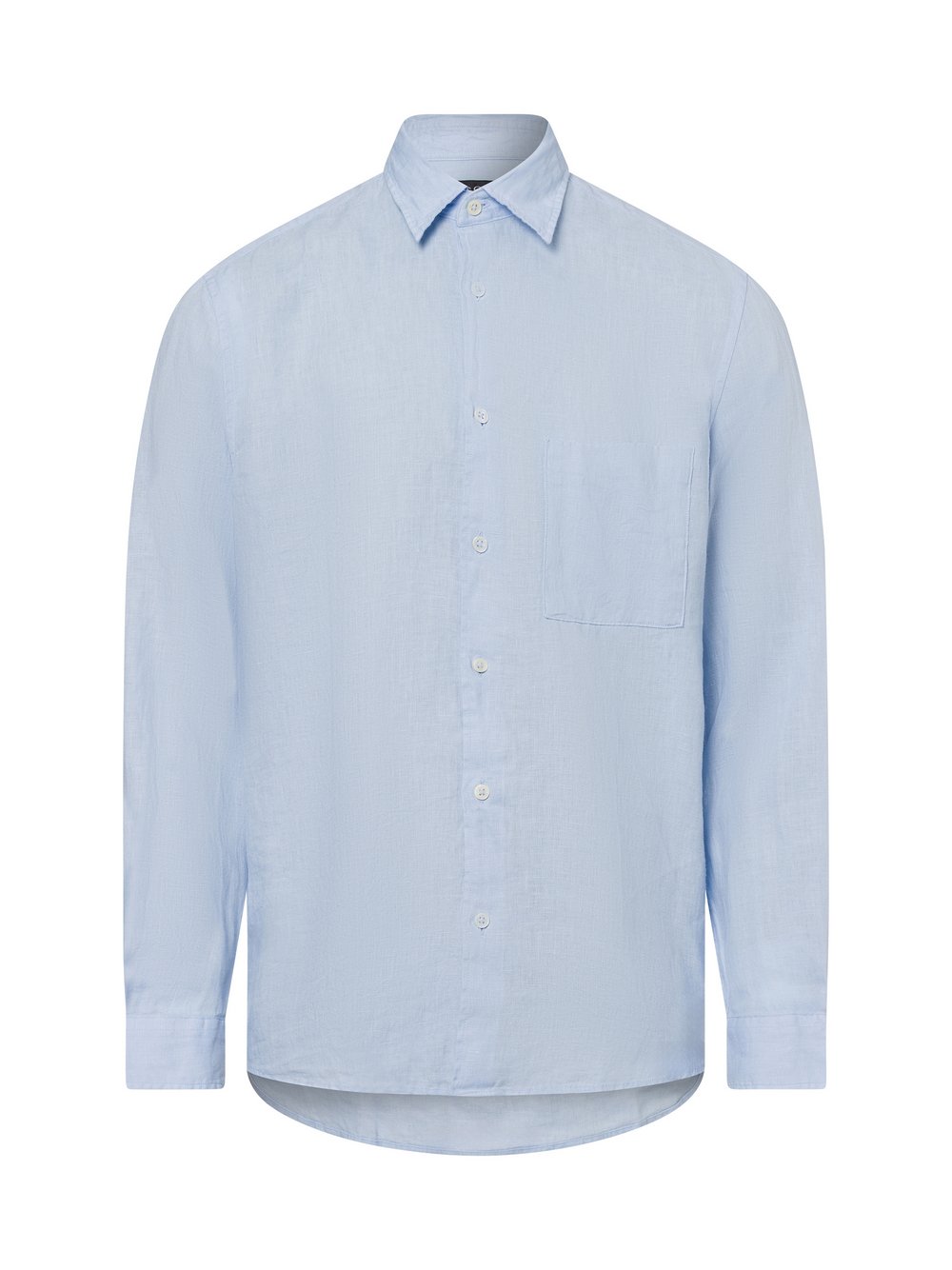 Thumbnail - Marc O'Polo Hemd aus Leinen Herren Regular Fit blau, XL