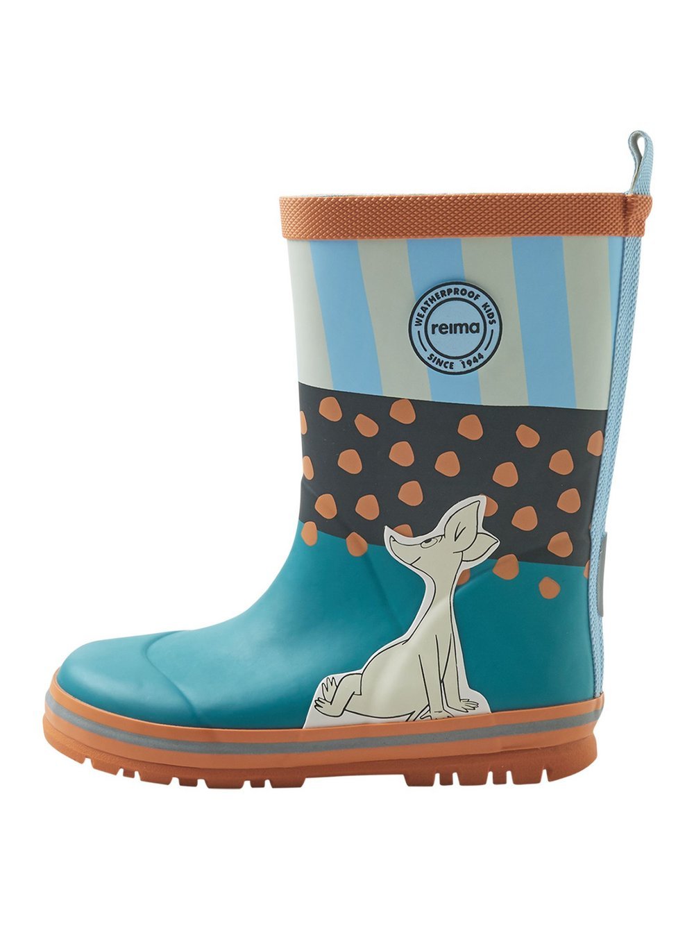 reima Gummistiefel Kinder orange gemustert, 21