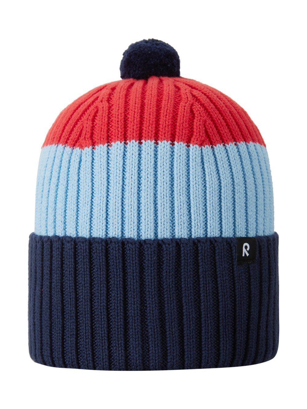 reima Beanie Kinder Baumwolle blau, 48