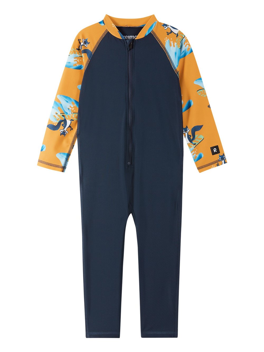 Thumbnail - reima UV-Overall Kinder blau gemustert, 98