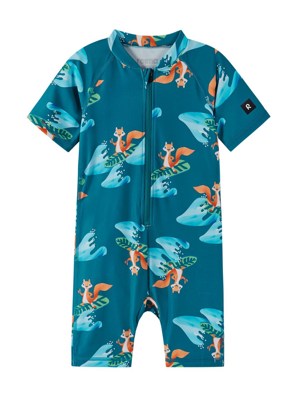 Thumbnail - reima UV-Overall Kinder blau gemustert, 74