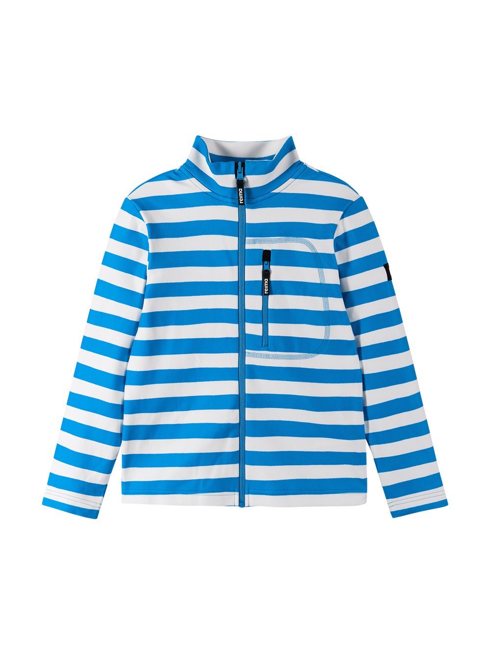 reima Sweatjacke Kinder blau gestreift, 158