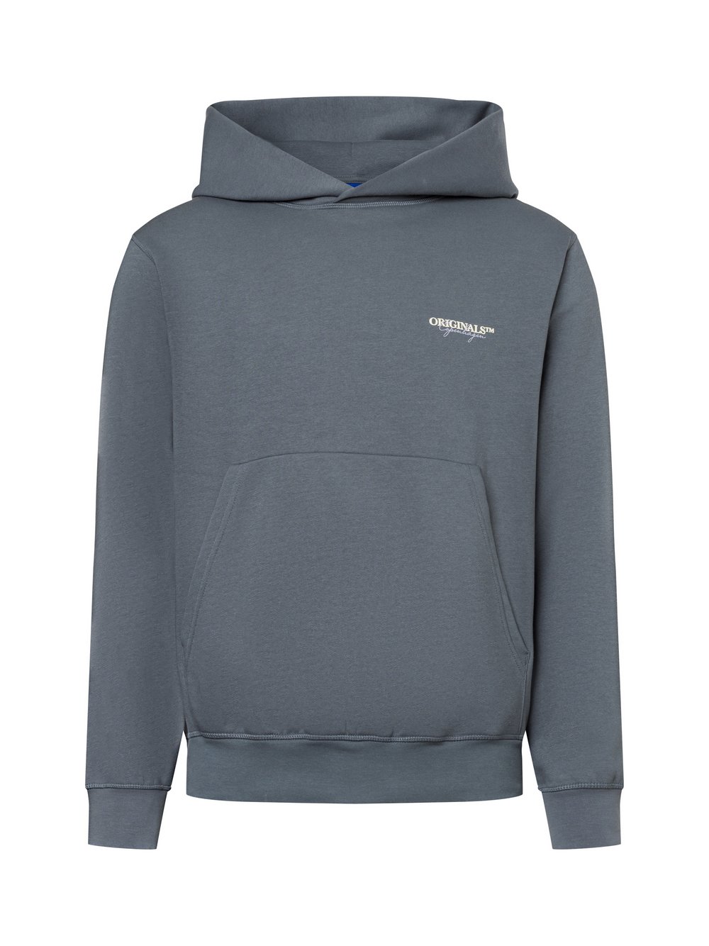 Thumbnail - Jack & Jones Kapuzenpullover Herren Baumwolle grau bedruckt, L