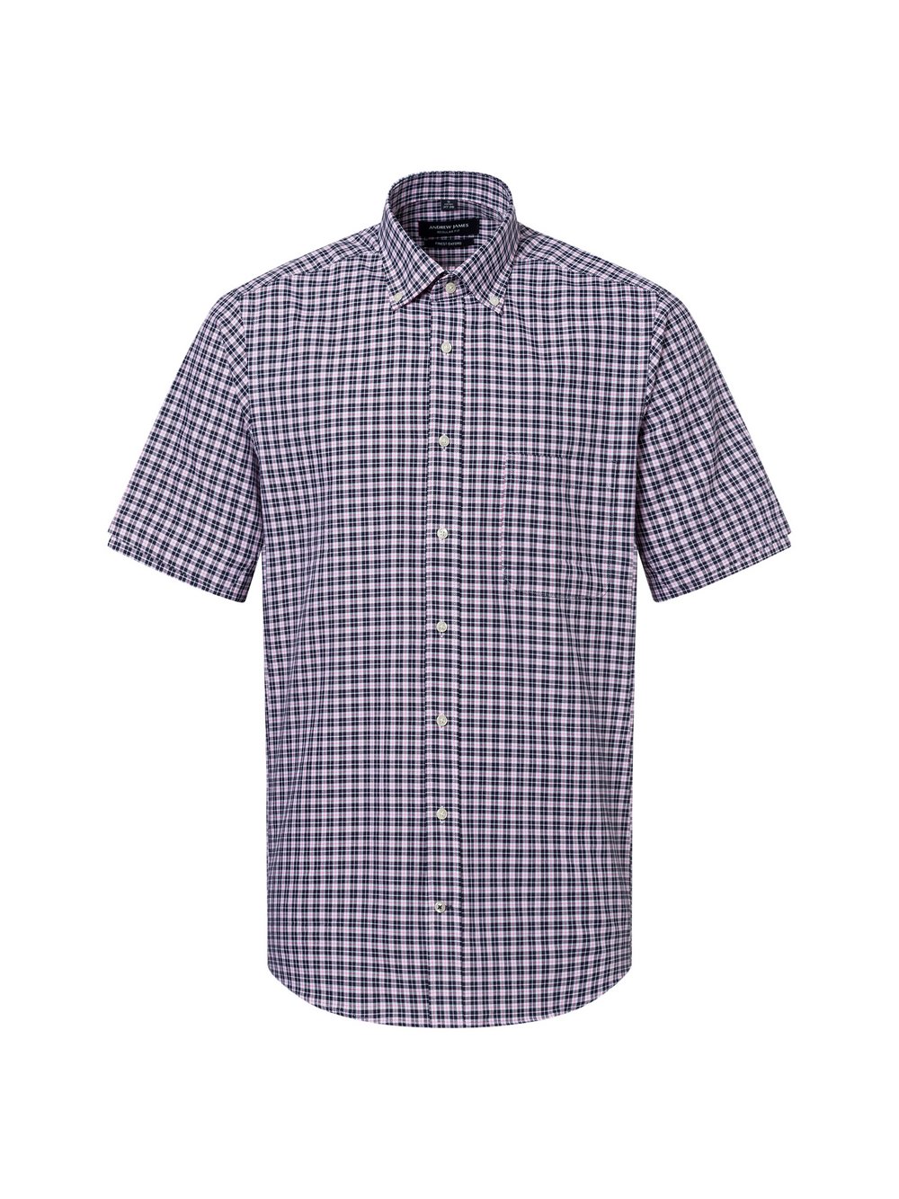 Andrew James Freizeithemd Herren Regular Fit Baumwolle mehrfarbig kariert, S
