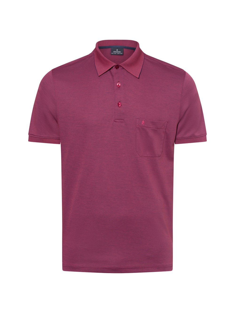 Ragman Poloshirt Herren Baumwolle lila, XXXL