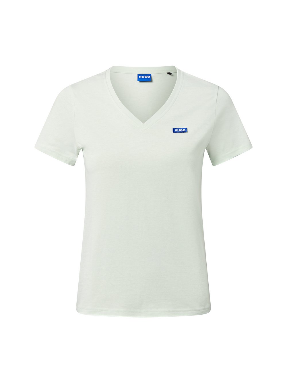 HUGO BLUE T-Shirt Damen Baumwolle grün, XS
