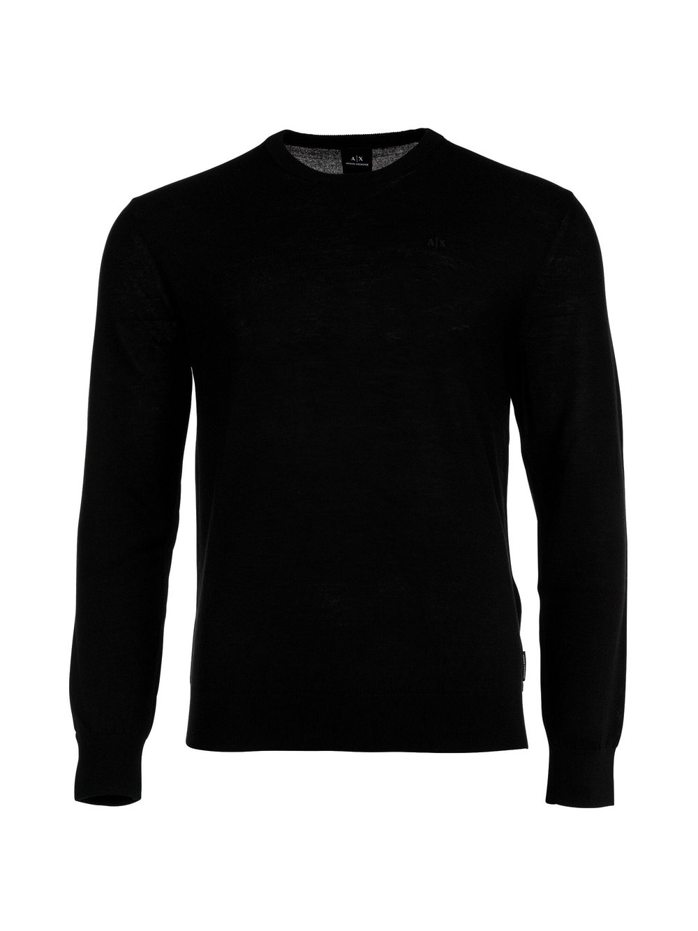 Armani Exchange Strickpullover Herren Wolle schwarz, M