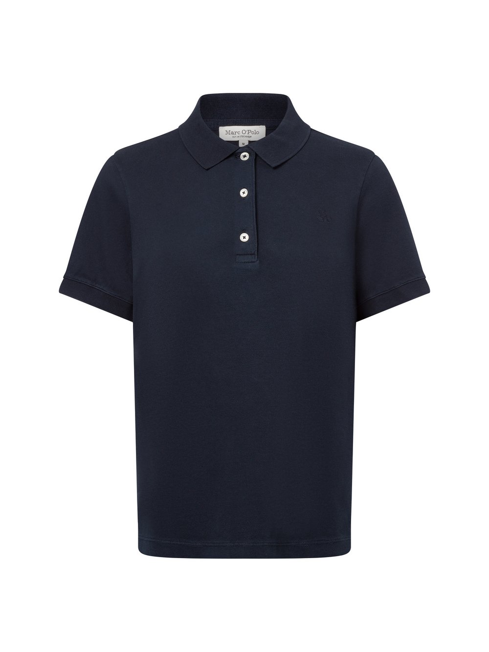 Marc O'Polo Poloshirt Damen Baumwolle blau, XS