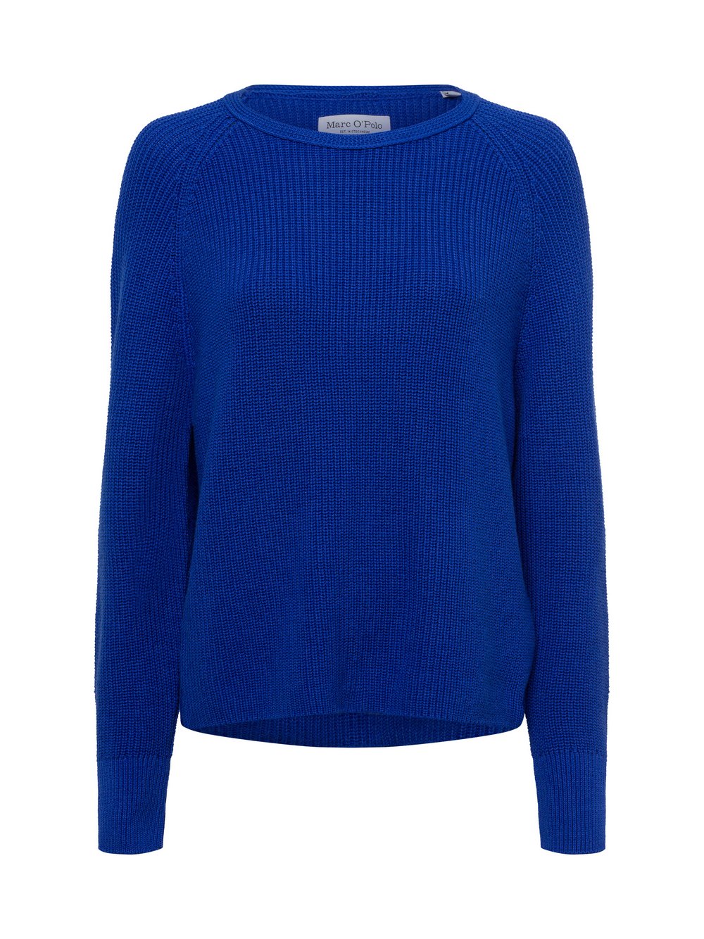 Marc O'Polo Dame Strickpullover Damen Baumwolle blau, M