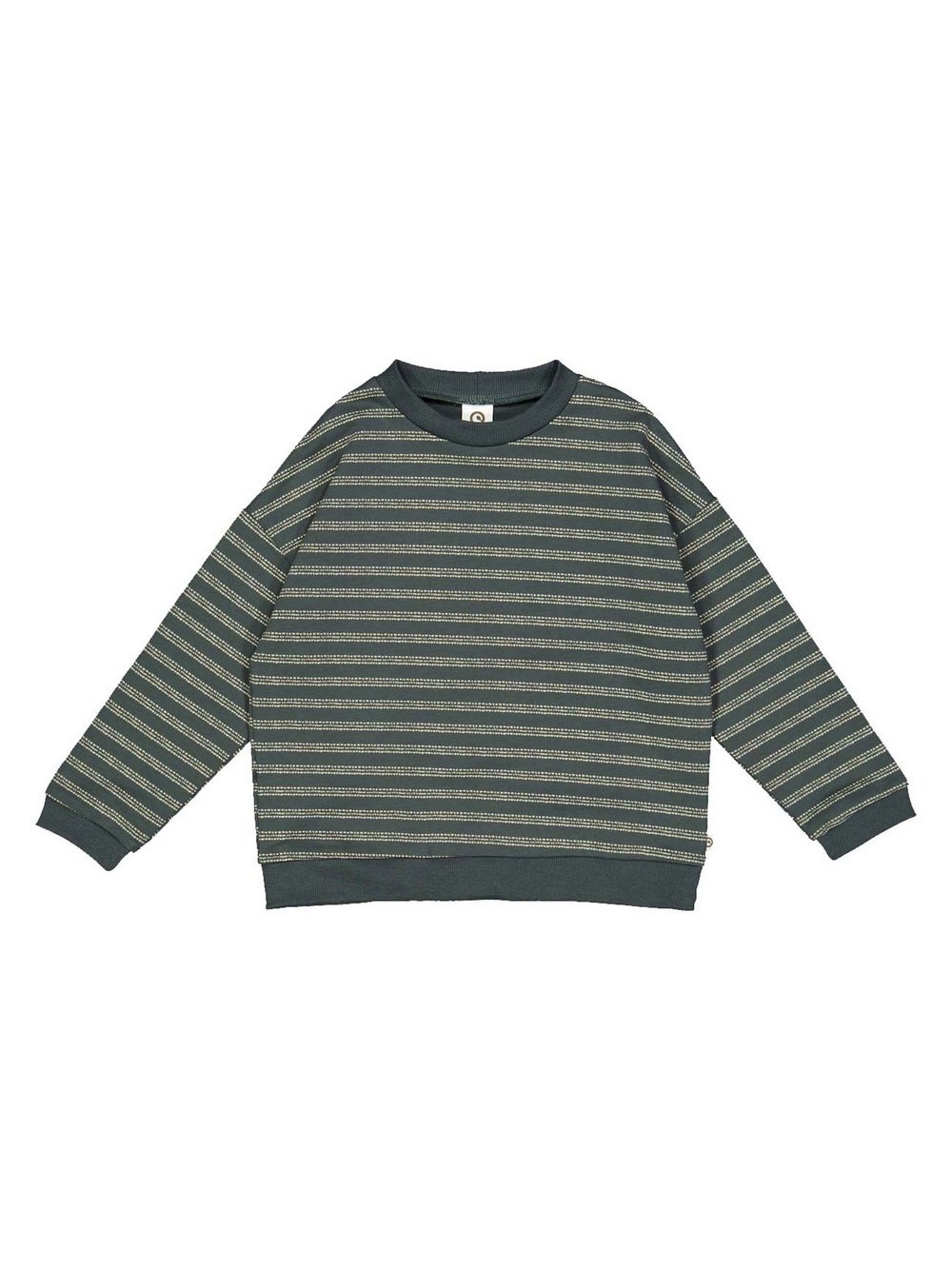 Müsli by Green Cotton Sweatshirt Jungen Baumwolle grün gestreift, 116