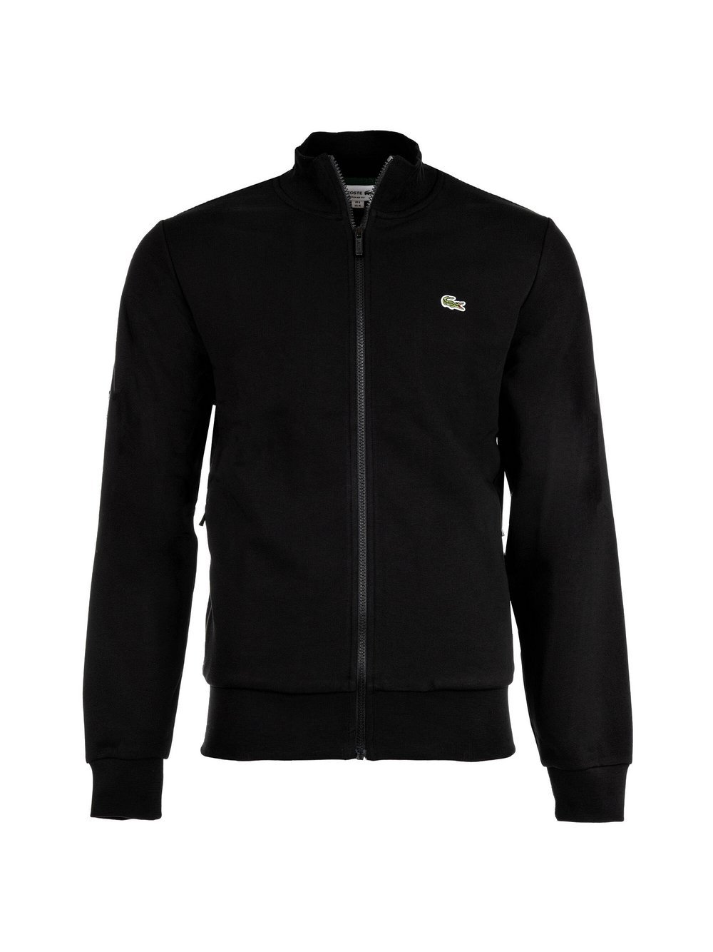 Lacoste Sweatjacke Herren Baumwolle schwarz, 5XL