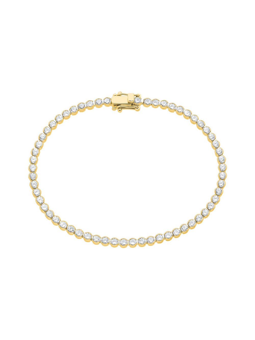 s.Oliver Armband Damen Sterlingsilber gelb, 18