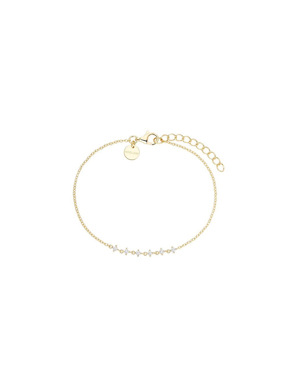 NOELANI Armband Damen Sterlingsilber gold, 19