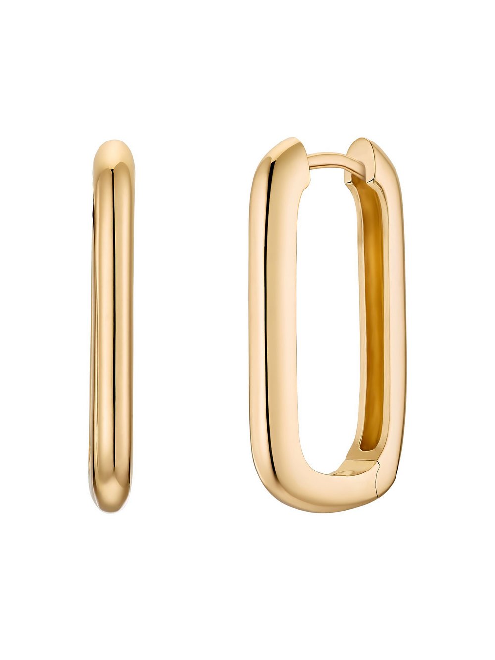 NOELANI Creolen Damen Sterlingsilber gold, ONE SIZE