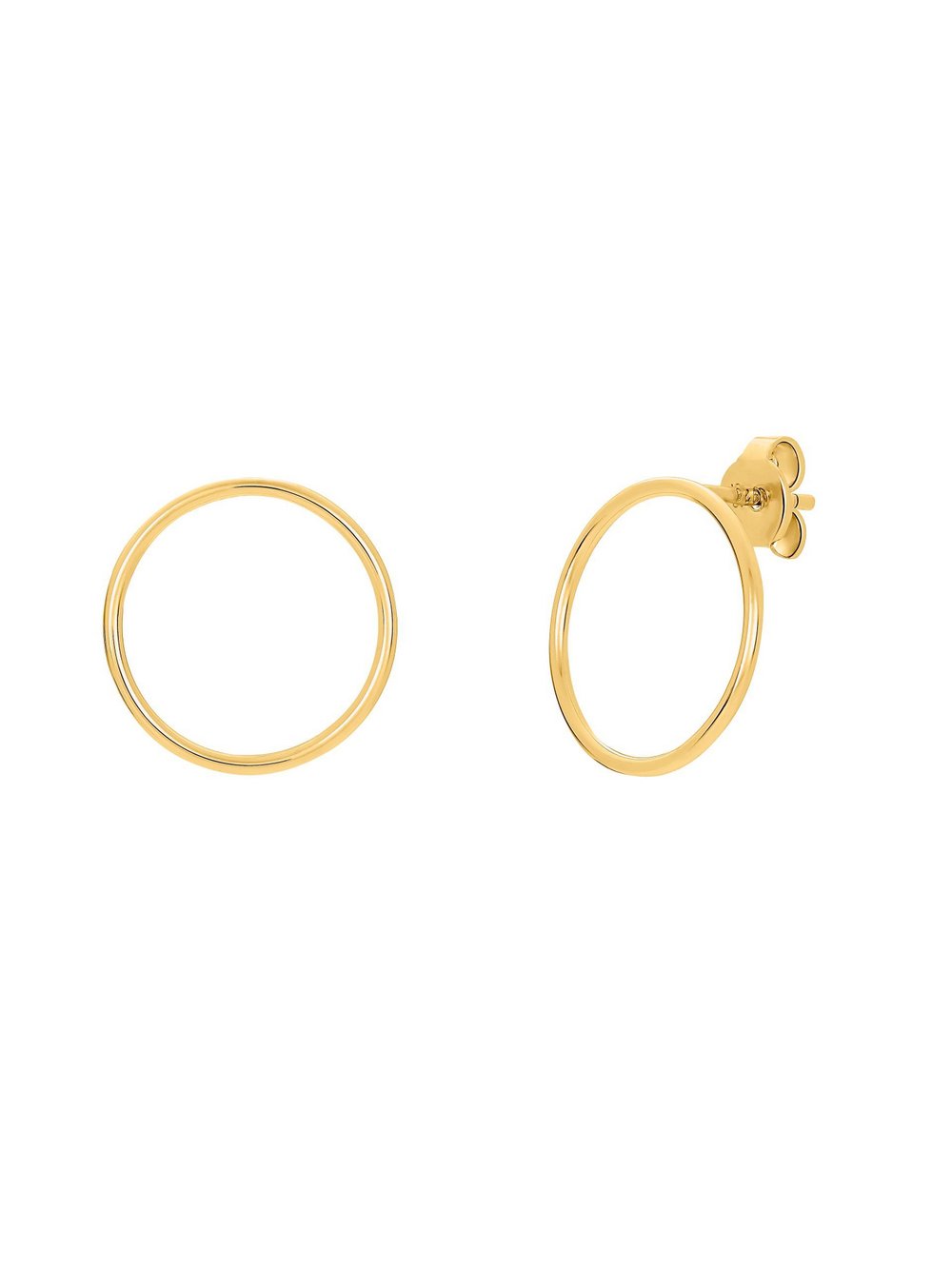 NOELANI Ohrstecker Damen Sterlingsilber gold, ONE SIZE