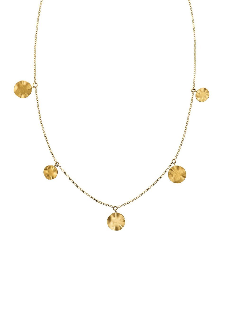 NOELANI Kette mit Anhänger Damen Edelstahl gold, 45