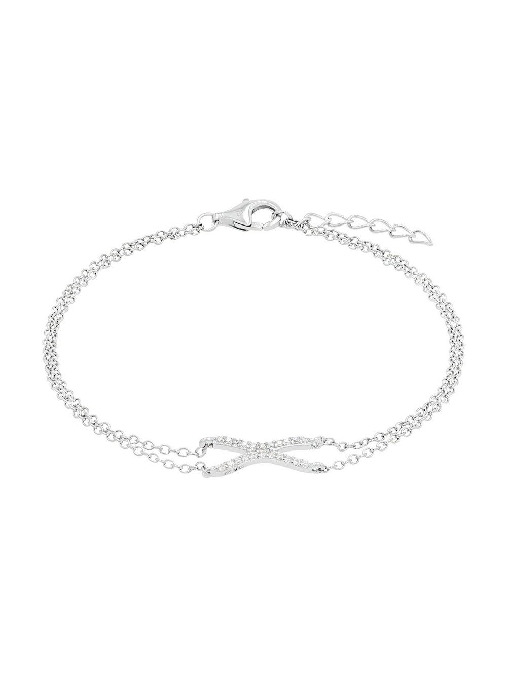 amor Armband Damen Sterlingsilber silber, 19