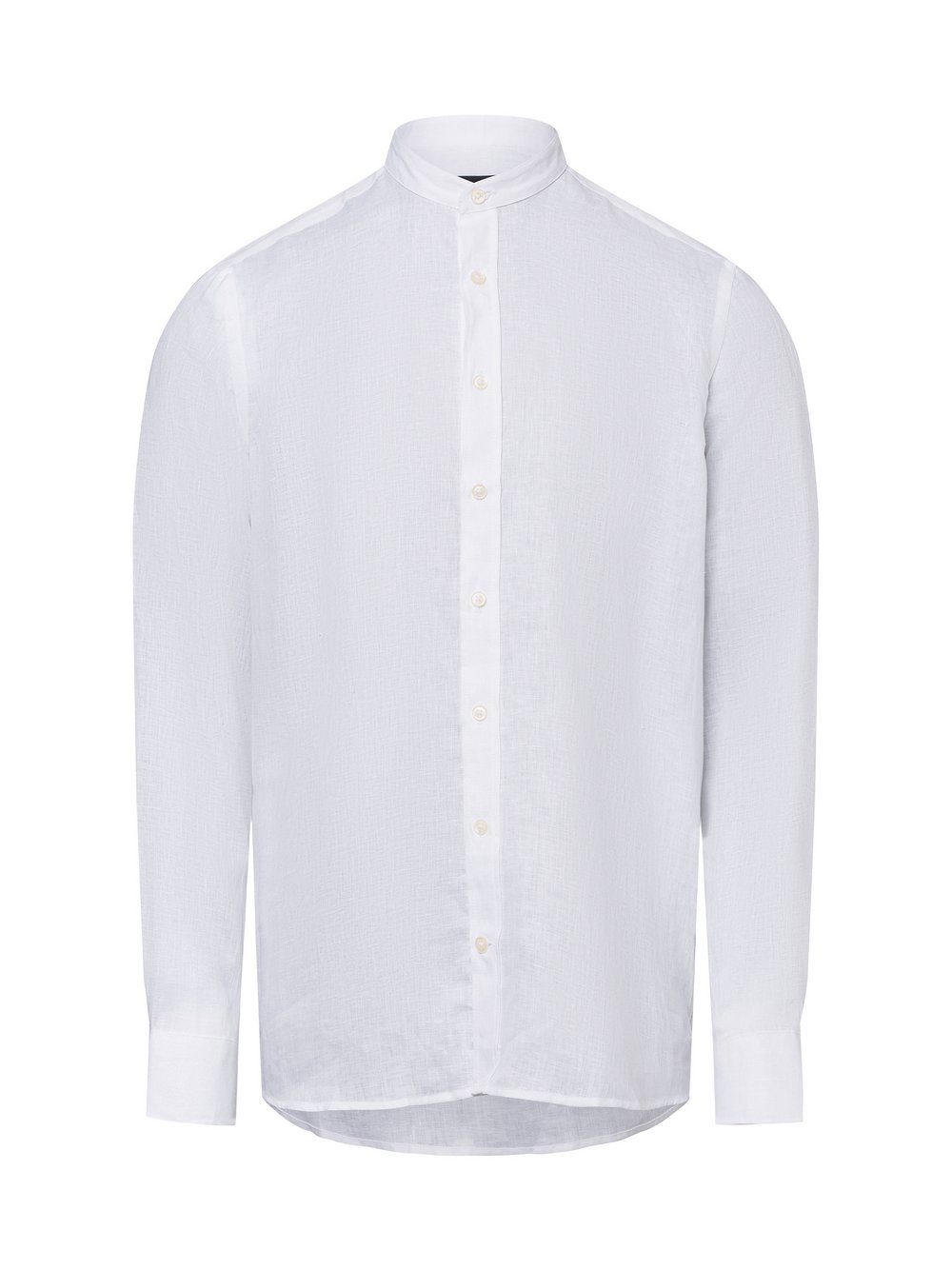 Bugatti Freizeithemd Herren Slim Fit Leinen weiß, XXL