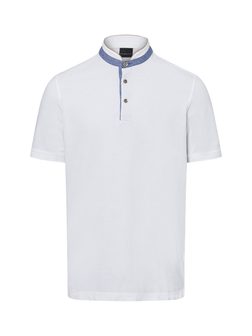 Bugatti Poloshirt Herren Baumwolle weiß, XXL