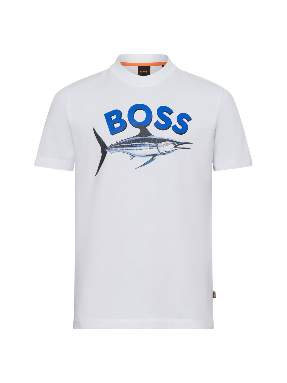 Thumbnail - BOSS Orange T-Shirt Herren Baumwolle weiß, S