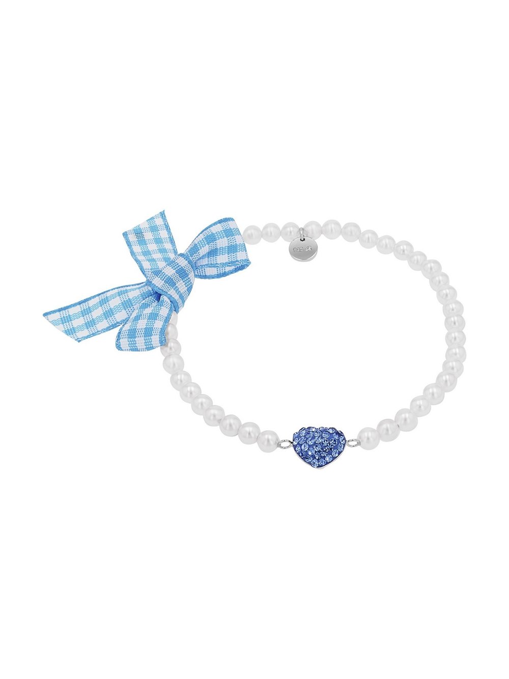 amor Armband Damen Sterlingsilber blau, 18