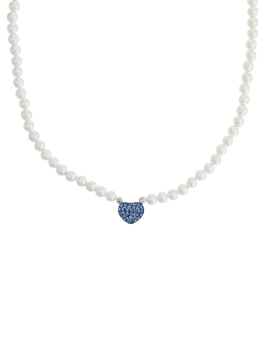 amor Kette mit Anhänger Damen Sterlingsilber blau, 45