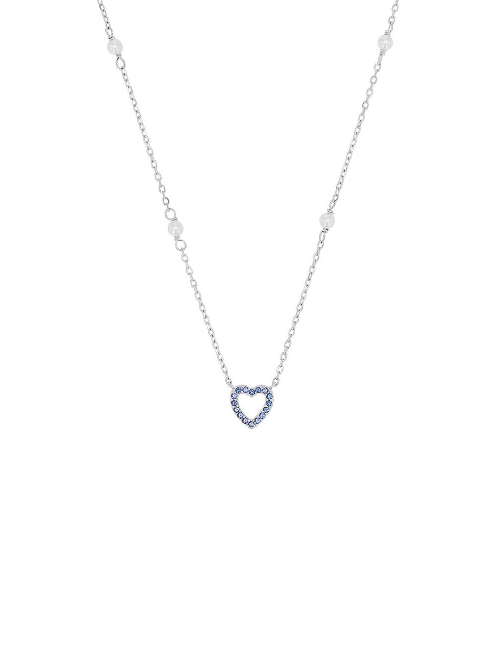 amor Kette mit Anhänger Damen Sterlingsilber blau, 42