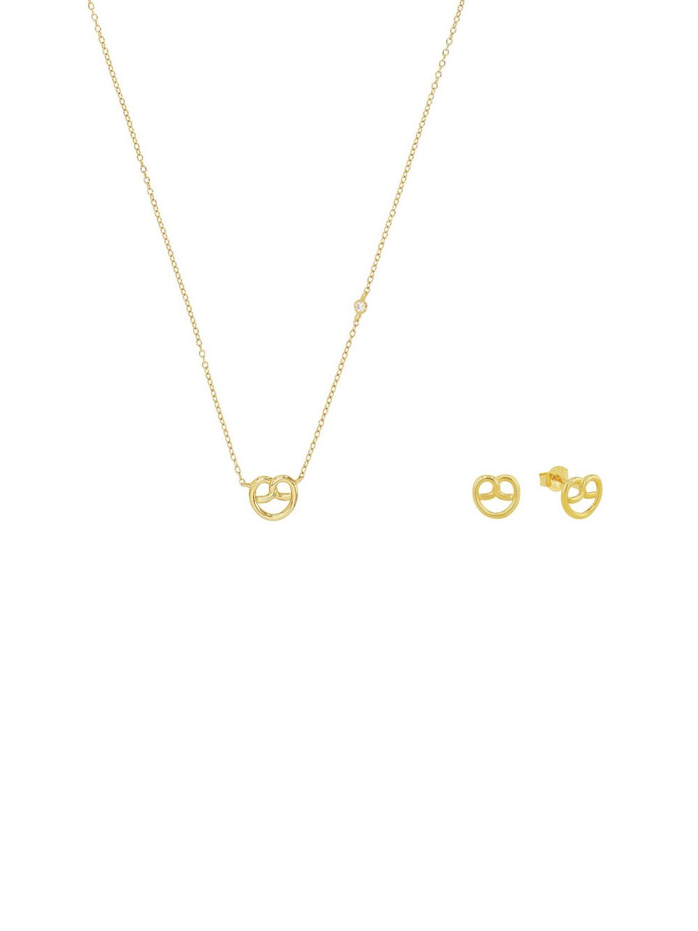 amor Set Damen Sterlingsilber gold, 45