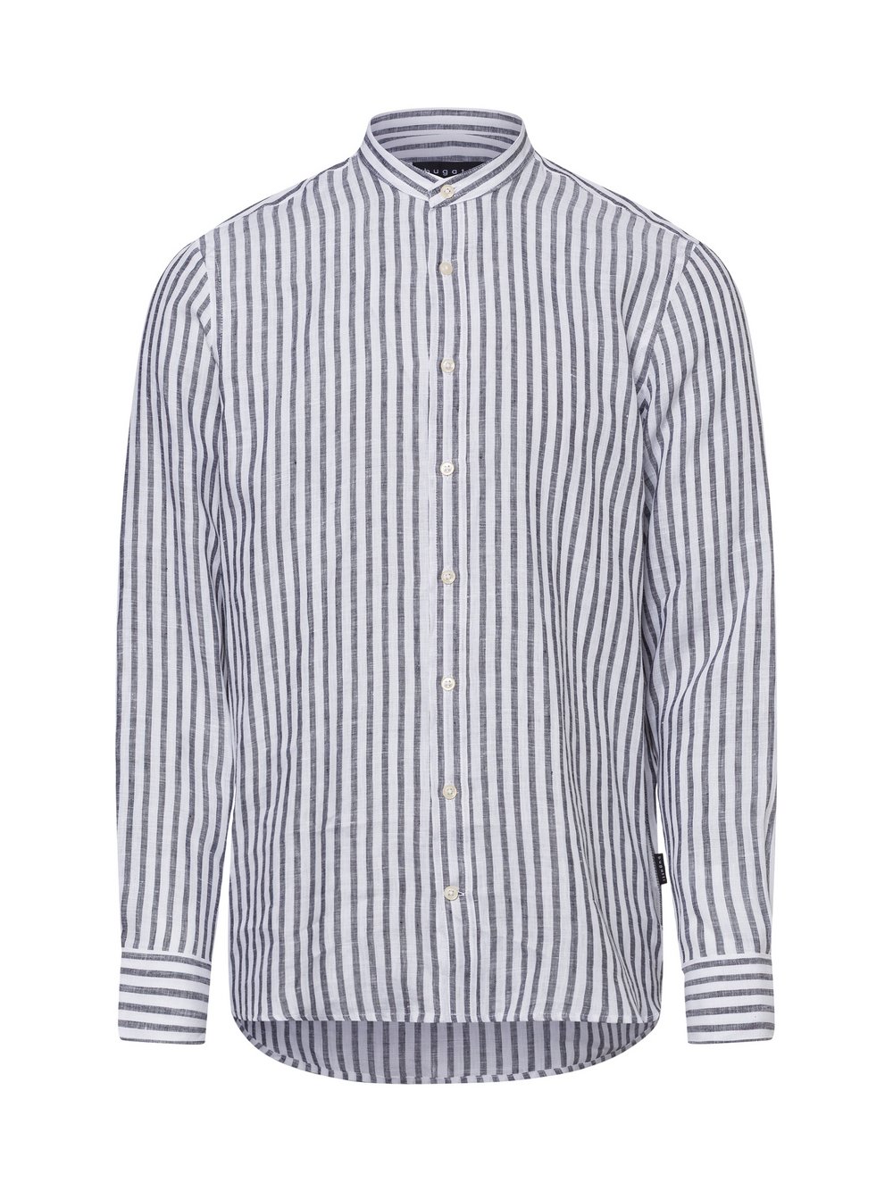 Bugatti Freizeithemd aus Leinen Herren Slim Fit mehrfarbig gestreift, L
