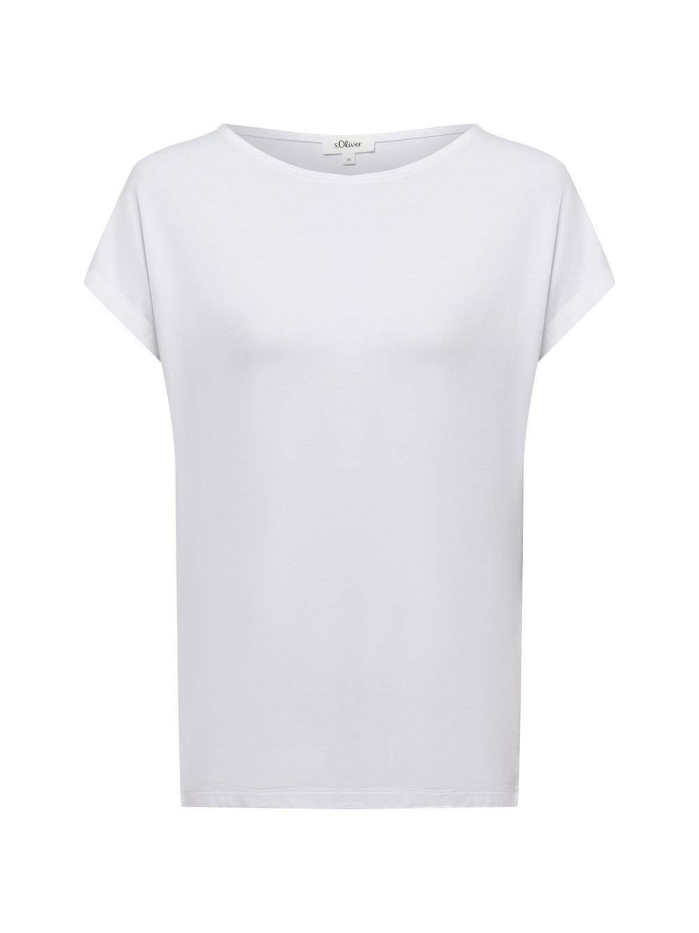 s.Oliver T-Shirt Damen Viskose weiß, 46