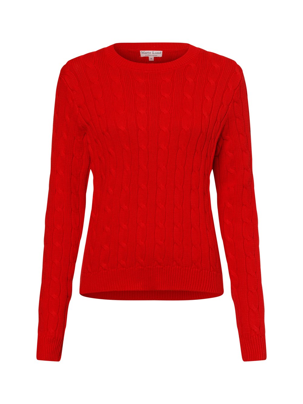 Marie Lund Strickpullover Damen Baumwolle rot, XL