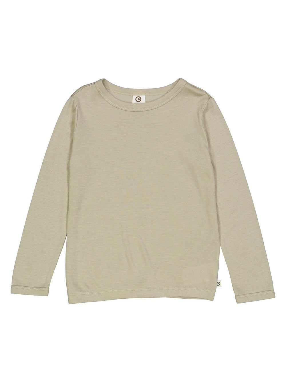 Müsli by Green Cotton Langarmshirt Kinder Wolle grün, 122