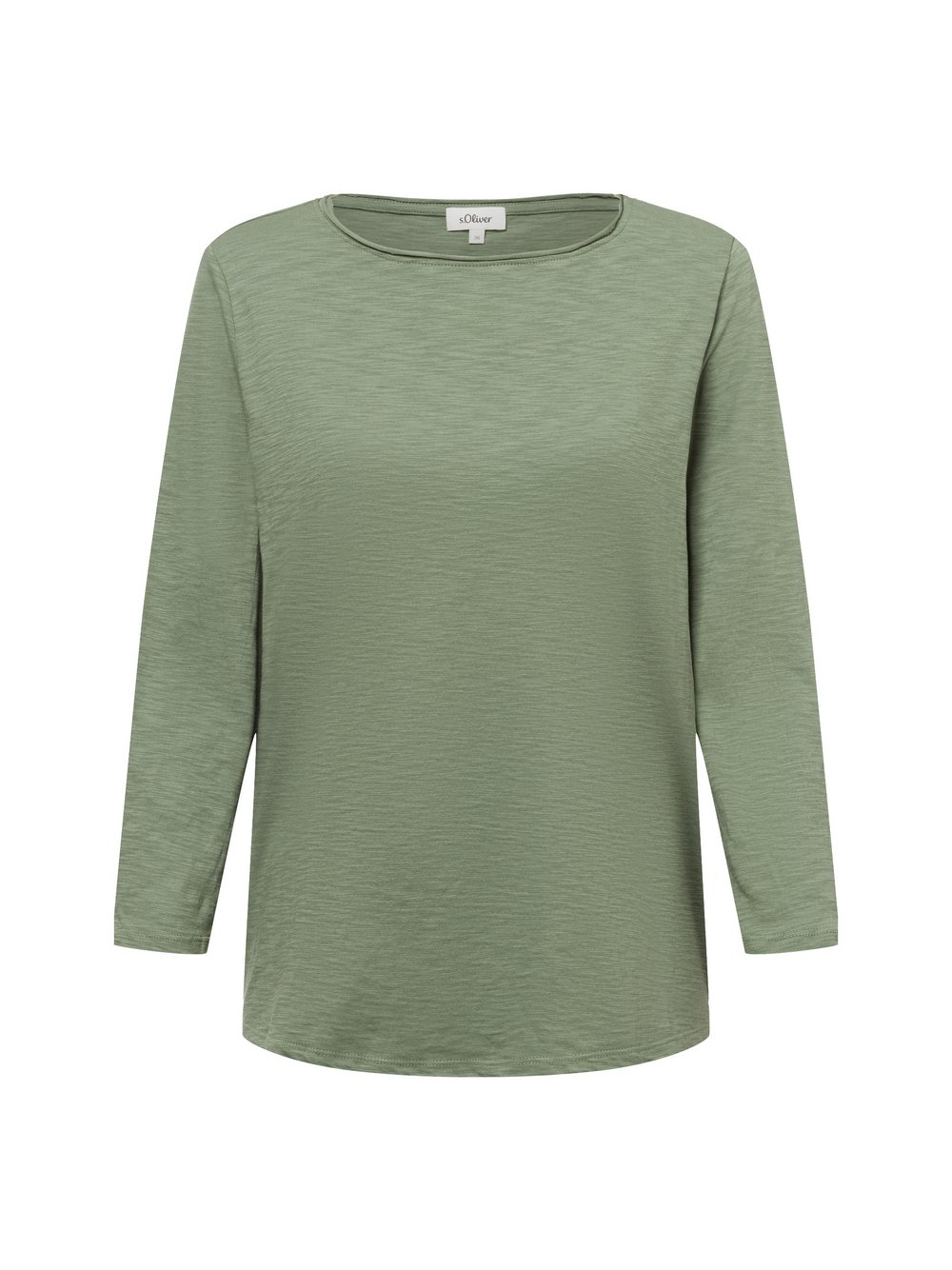 s.Oliver Langarmshirt Damen Baumwolle grün, 36